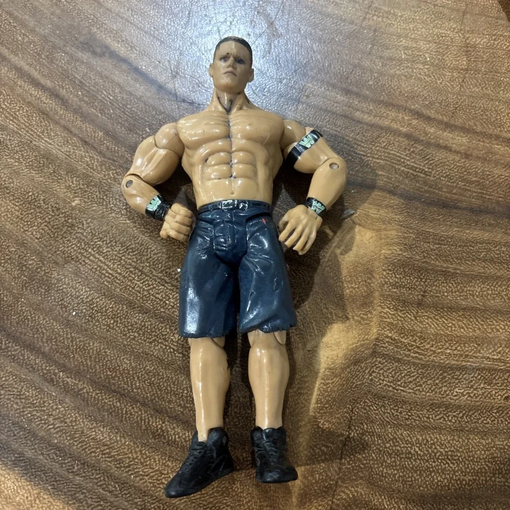 VTG 2003 WWE John Cena Jakks Pacific Wrestling Action Figure Loose 7